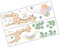 ibasenice 1 Satz Wandtattoo Giraffe Wandtattoos Giraffen-cartoon-wandtattoo Kinderaufkleber Kinderzimmer Dekor Kindertapete Giraffen-wandaufkleber Kindergarten Wanddekoration Kinderwand Pvc