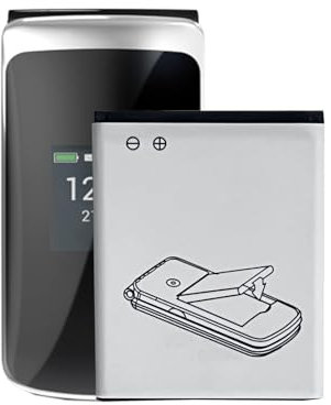 MUKUZI AKKU Compatible with Emporia TOUCHsmart.2, Touch Smart 2, Touch Smart, Touchsmart V188 Smartphone Phone (Replacement for AK-V188)