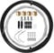 FunWorth Universal Bike Brake Cables Set Includes 10Set Bh90 Bike Brake Olive, 1 Brake Cable Tube, 1 Front Brake Cable and Connector Insert Set and 1 Rear Brake Cable for Road Bicycle Cycling Repair