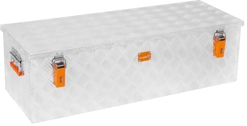 alubox Werkzeugkiste Riffelblech ABX-RL105 Aluminium 1,5mm Werkzeugkiste leicht und robust 105 Liter