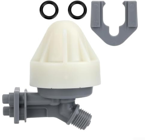 Sistema completo de ablandamiento de agua con componentes que incluyen sellos de silicona y hebillas