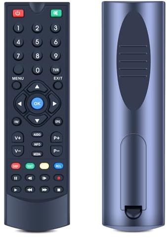 RYQIF Telecomando di ricambio universale per ricevitore satellitare Thomson/Strong THS807 | SRT 7807TIVU Box satellitare, nessuna configurazione necessaria, sensibile, completamente funzionale