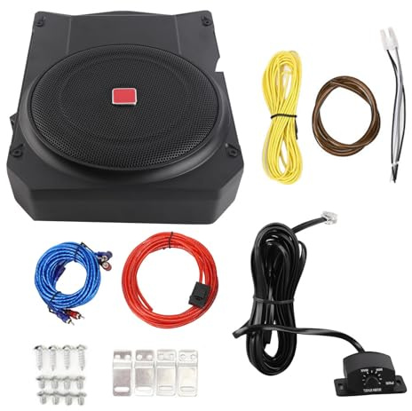 BONKZEBU 10 -Zoll -Active Subwoofer, Sound Control Unter -Subwoofer, 800 -W -Stromverbesserungsantrieb für Fahrzeugsoundsysteme