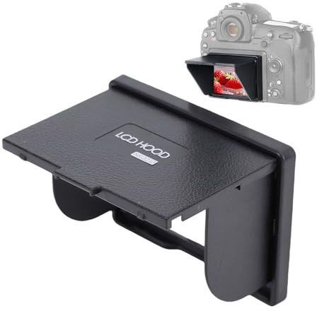 YUEHISY Paraluce LCD per Fotocamera, Copertura Parasole Antiriflesso con Montaggio Magnetico per Schermo 4:3 da 3,2 Pollici, Compatibile con Serie D6/, A7/A9, 5D2/7D