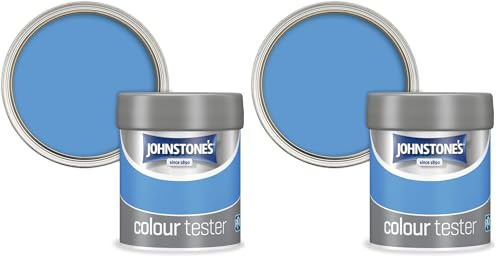 Johnstone's - Blue Star Emulsion Paint Tester Pots - Easy to Apply, Dries in 1-2 Hours - 75ml (Pack of 2)