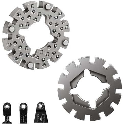Adapter for Oscillating Saw Blades, Multicutter Universal Adapter, Tool Shaft Adapter, Compatible with Multiple Brands, Ideal for DIY Projects and Renovation Work