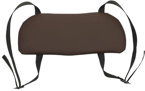 Armlehnenstütze für Schönheitsmassageliegen, Höhenverstellbar, Braun