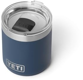 YETI Rambler Stapelbares Lowball Mit DuraSip Keramikbeschichtung, Navy, 10 oz (295 ml)