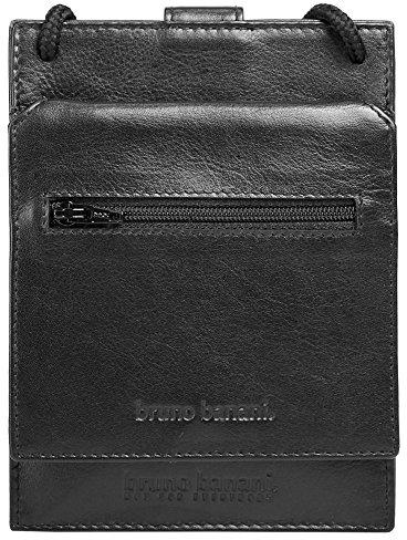 bruno banani Brustbeutel Echt Leder Damen | Flexibler Brustbeutel, Sicherer Verschluss, Verstellbarer Tragegurt | 019269