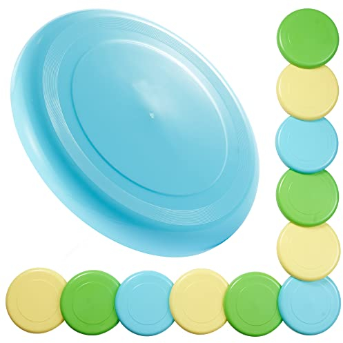 Bramble - 12 Bunte Frisbees für Kinder & Hunde - 23 cm - Robust & Stabil - Ideal für Outdoor-Spiel & Strand