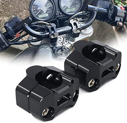 Fast Pro - Adaptador de pinza de montaje para manillar de motocicleta (7/8 a 1 1/8 para CRF YZF KXF KLX RMZ DRZ KX RM YZ SX EXC XC 65 85 125 250 Dirt Bike-Negro