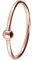 PIERCINGLINE 925er STERLING SILBER Nasenpiercing Piercing Nase Ring biegbar Roségoldfarben 5 x 2 mm