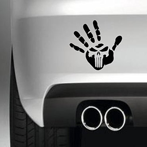 South Coast Stickers Skull Handprint Sticker Funny Bumper Sticker CAR Van 4X4 Window PAINTWORK Decal Euro Laptop Drive
