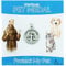 St. Francis Pet Medaille für Haustiere, groß, rund, tolles Geschenk für Tierliebhaber, mit Karte in verschiedenen Farben Blue Card