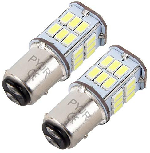 P21/5W 1157 Bay15d Led Lampadina 5 Watt 12V-24V Ampia Tensione, 50W Equivalente, Luce Bianca, Per Luci Di Posizione, Luce Dei Freni, Fanali Posteriori, Luce Stop Etc. 2Pz