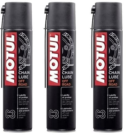 Grasso Spray per Catena Motul C3 Chain Lube Off Road - 3x 400 ml