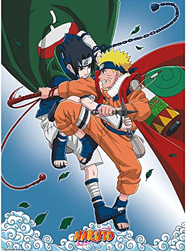 ABYstyle ABYDCO773 Chibi-Poster Naruto vs Sasuke 52 x 38
