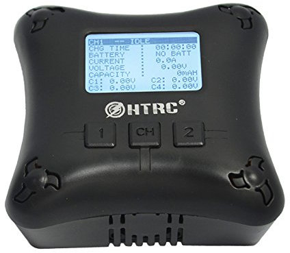 KINGDUO HTRC H4 DUO 20Wx2 2A 2CH 2S-4S AC Lipo Battery Charger