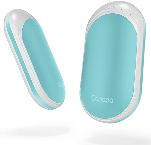 OCOOPA Hand Warmers, 2-Pack Hand Warmer Rechargeable, Electronic Pocket Heater, 5200mAh Power Bank Portable, Heat Therapy Great for Raynauds Sufferers Pain Relief, Best Tech Gifts
