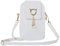 Small Crossbody Phone Bag Mini Shoulder Handbag for Women Girls PU Leather Cellphone Crossover Pouch for Travel