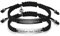 JewelryWe Schmuck 2pcs Personalisierte Pärchen Armband Lederarmband mit Gravur Magnet Kugel Edelstahl Leder geflochten Partnerarmband Freundschaftsarmband Paar Armreifen Verstellbar, Schwarz Silber