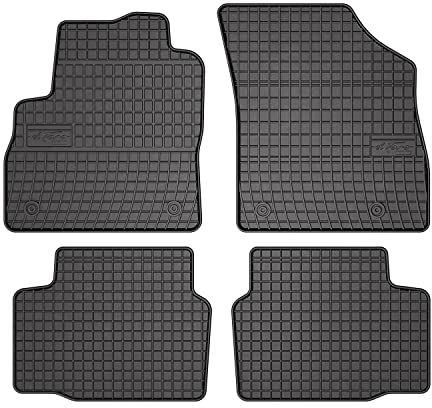 OMAC Gummi Fußmatten kompatibel mit Opel Astra K 2015-2021 Automatten Gummi Schwarz 4tlg