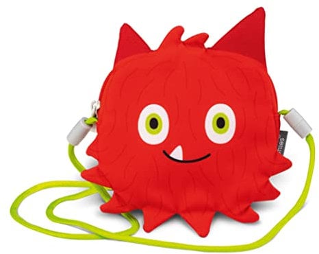 tonies® Mini-Tasche Monster, praktische Tasche für unterwegs, bietet Platz für bis zu 3 Hörfiguren, kompatibel Auto-Organizer