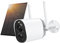 NETVUE Telecamera Wi-Fi Esterno con Pannello Solare, Telecamera Wifi Esterno Senza Fili, Visione Notturna Colori, Rilevamento Movimento PIR, Audio Bidirezionale, Impermeabile IP66