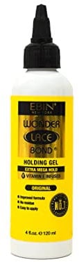 EBIN NEW YORK Wonder Bond Holding Gel 4oz/ 120ml - Original (Extra Mega Hold) | Quick Drying, Improved Formula Provides All-Day Hold, Easy to Apply and No Residue