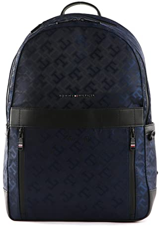 TOMMY HILFIGER TH Elevated 1985 Mono Backpack Space Blue Monogram