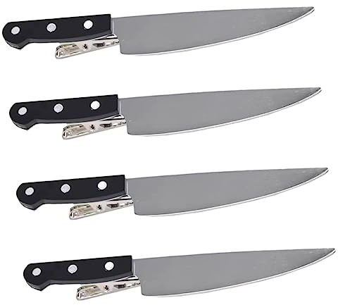 minkissy 4pièces Pince à Cheveux Gothique Forme De Couteau De Accessoires Pour Femmes Parfait Pour Cosplay Et Fêtes Halloween Design Créatif Et