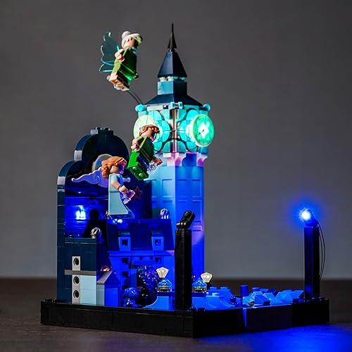 Led Light Kit for Lego Disney Peter Pan & Wendy’s Flight over London, Led Lighting Set for Lego 43232 Disney Peter Pan & Wendy’s Flight over London - Not Include Models, Just Light Kit