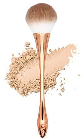 Pinceau de maquillage pour poudre (or rose)