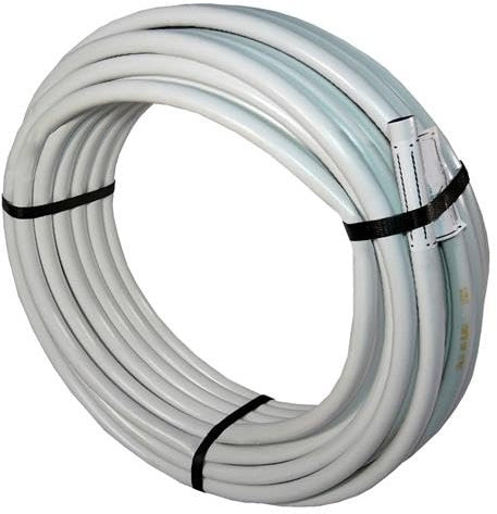 DRIPALIA | 50 metri x Tubo - Tubo di irrigazione a goccia Ø16 | senza gocciolatore | Bianco | Rotolo da 50 m