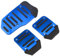 BYXG Pedal Pad, Auto Parts, Auto-Fußpedale, Auto Pedale Peugeot, Auto Pedal Set, Universal Aluminium rutschfeste Bremsfußpedale Auto Pedale Abdeckung rutschfeste Fußpedal Pedalkappen, Blau 3 Stück
