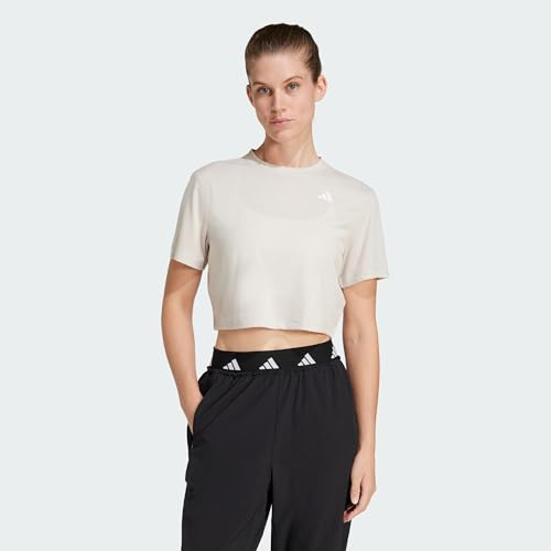 adidas Women's Train Essentials Boxy Workout Tee, Wonder Alumina, XL