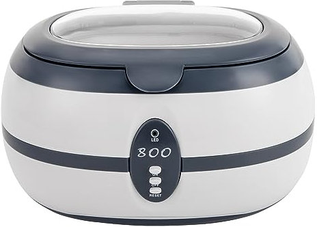 Ultraschallreinigungsgerät, 600ML Ultraschallreiniger 40kHz Waschgerät, 35W Ultraschallreiniger Gerät für Schmuck/Uhren/Gläser/Zahnmedizinische Instrumente/wasserdichte Laborgeräte