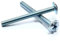 KADco® Lot de 20 vis hexagonales M4 pour poignée de porte de meuble - Vis à vis pour poignées de cuisine, chambre, tiroir, armoire, porte, commode, poignées de fixation en zinc BZP M4 x 9 mm