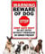 Bettinay 7 .8x 11.8 Inches Beware of the Dogs Sign Outdoor Gate, Beware of Dog Signs for Gates Weatherproof Lndoor Outdoor Use