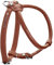 HUNTER Hundegeschirr Round & Soft Canadian UP, Farbe: Cognac, weiches, geschmeidiges Leder, rundgenäht, fellschonend, nachhaltig, Made in Germany, Größe: XS-S