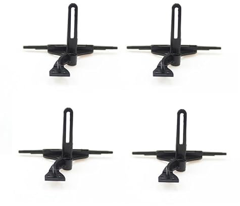 4Pcs Servo Plate for Wltoys V977 V966 XK K110 RC Helicopter Airplane Drone Spare Parts Accessories Replacement (Parts)