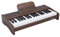 37 Keys Piano Keyboard 2.2cm Key Walnut Grain Pattern Electric Keyboard for Beginners and Experienced Players