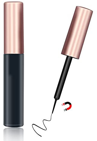Eyeliner magnetico, eyeliner magnetico per ciglia, ciglia finte, colla magnetica per ciglia, precisione ad asciugatura rapida, colore nero, impermeabile