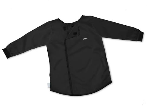 Lamy Kinder-Malkittel aquaplus black - Malschürze mit Ärmeln aus Polyester mit Klettverschluss - ideal für den Schulunterricht - One-Size