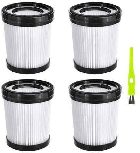 4 Stück Ersatzfilter für Lubluelu 202 HEPA-Filter für Oraimo OSV-102,für Besswin W26,für VacLife VL732, HEPA-Filter für FSV001/ FSV101 / Lubluelu 202 Staubsauger Hepa-Filterteile