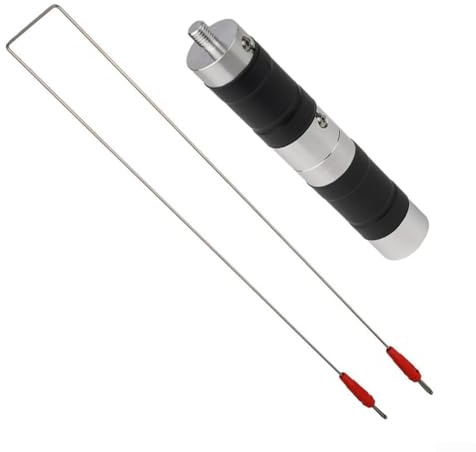 Antenne dipôle portable à large bande 200 W, 7-54 MHz 200 W en acier inoxydable positif V HF ondes courtes pour radio amateur et test sur le terrain (7 m + épingle à cheveux)