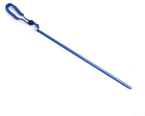 Besttoolifes Aluminium-Tauchzeiger für Tauchen, 34 cm, Unterwassergeräuschmacher und Riffhummer, Werkzeug mit Handgelenkband, Tauchtank-Banger, Meereslebewesen (blau)