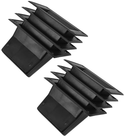 COHEALI 8pcs Black Plastic Speaker Box Handles Thickened Pull Design | for Drawer and Tool Box, Portable and Versatile Use Suitable for Stage and Other Scenarios