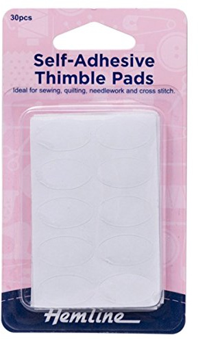 H211.FP Hemline Thimble Pads: Self Adhesive: 30 Pieces