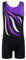 ZNYUNE Mädchen Turnanzug Pailletten Gymnastikanzug Trikot Ärmellos Kinder Gymnastikbody Wettkampf Gym Kleidung 165 BlackPurple NO.110